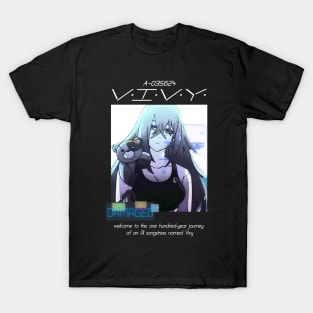 Vivy: Fluorite Eyes Song ''DAMAGED'' V1 Anime Manga T-Shirt